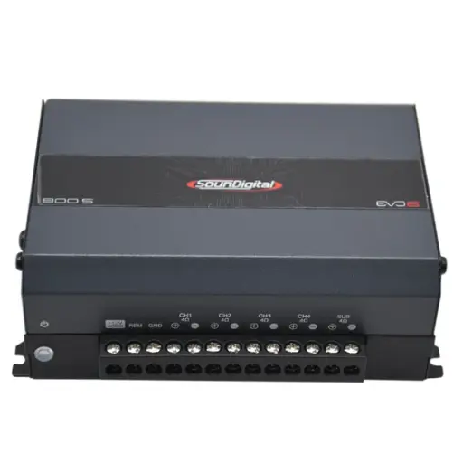 SOUNDIGTAL Car Audio Amplifier 800.5 EVO6 4Ω